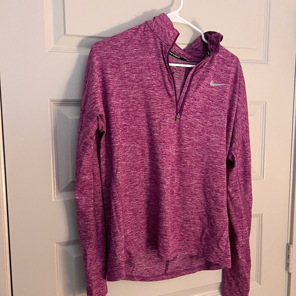 Nike Women's Purple Dri-Fit Quarter Zip